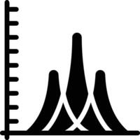 Chart icon symbol image for data statistic analysis illustration vector