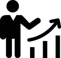 Chart icon symbol image for data statistic analysis illustration vector