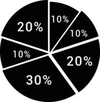Chart icon symbol image for data statistic analysis illustration vector
