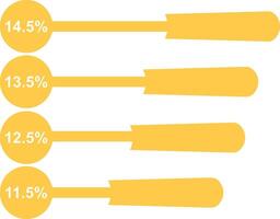 Chart icon symbol image for data statistic analysis illustration vector