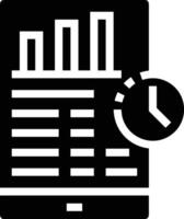Chart icon symbol image for data statistic analysis illustration vector