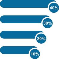 Chart icon symbol image for data statistic analysis illustration vector