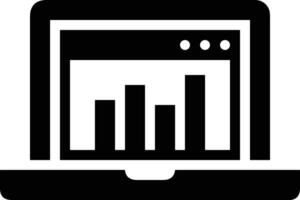 Chart icon symbol image for data statistic analysis illustration vector