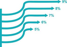 Chart icon symbol image for data statistic analysis illustration vector