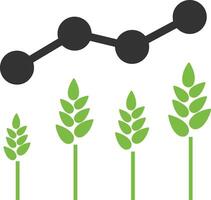 Chart icon symbol image for data statistic analysis illustration vector