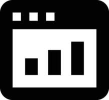 Chart icon symbol image for data statistic analysis illustration vector