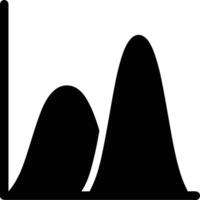 Chart icon symbol image for data statistic analysis illustration vector
