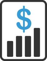 Chart icon symbol image for data statistic analysis illustration vector