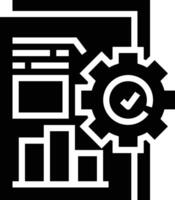 Chart icon symbol image for data statistic analysis illustration vector