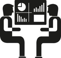 Chart icon symbol image for data statistic analysis illustration vector