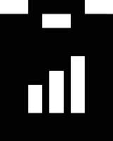 Chart icon symbol image for data statistic analysis illustration vector