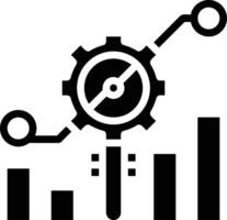 Chart icon symbol image for data statistic analysis illustration vector