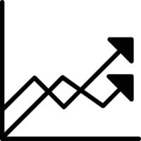 Chart icon symbol image for data statistic analysis illustration vector