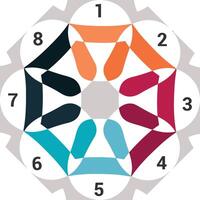 Chart icon symbol image for data statistic analysis illustration vector