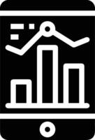 Chart icon symbol image for data statistic analysis illustration vector