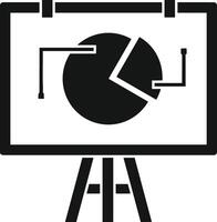 Chart icon symbol image for data statistic analysis illustration vector