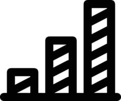 Chart icon symbol image for data statistic analysis illustration vector