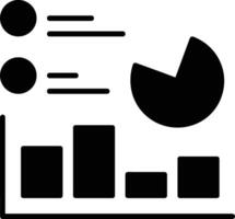 Chart icon symbol image for data statistic analysis illustration vector