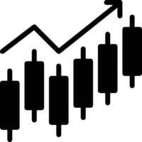 Chart icon symbol image for data statistic analysis illustration vector