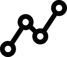 Chart icon symbol image for data statistic analysis illustration vector