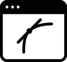 Chart icon symbol image for data statistic analysis illustration vector