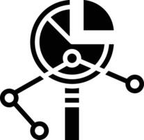 Chart icon symbol image for data statistic analysis illustration vector