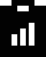 Chart icon symbol image for data statistic analysis illustration vector