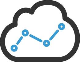 Chart icon symbol image for data statistic analysis illustration vector