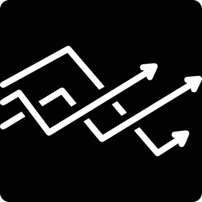 Chart icon symbol image for data statistic analysis illustration
