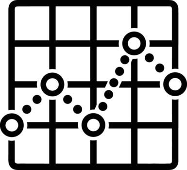 Chart icon symbol image for data statistic analysis illustration vector