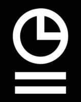 Chart icon symbol image for data statistic analysis illustration vector