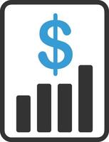 Chart icon symbol image for data statistic analysis illustration vector