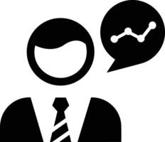 Chart icon symbol image for data statistic analysis illustration vector