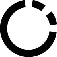 Chart icon symbol image for data statistic analysis illustration vector