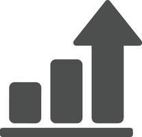 Chart icon symbol image for data statistic analysis illustration vector