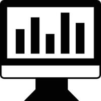 Chart icon symbol image for data statistic analysis illustration vector