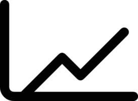 Chart icon symbol image for data statistic analysis illustration vector