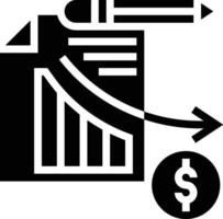 Chart icon symbol image for data statistic analysis illustration vector