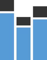 Chart icon symbol image for data statistic analysis illustration vector