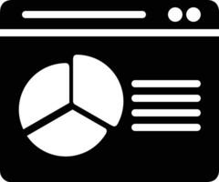 Chart icon symbol image for data statistic analysis illustration vector