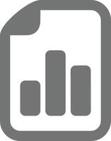 Chart icon symbol image for data statistic analysis illustration vector