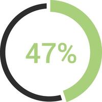 Chart icon symbol image for data statistic analysis illustration vector