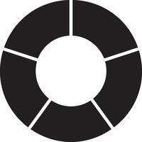 Chart icon symbol image for data statistic analysis illustration vector