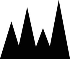 Chart icon symbol image for data statistic analysis illustration vector