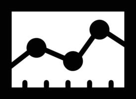 Chart icon symbol image for data statistic analysis illustration vector