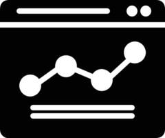 Chart icon symbol image for data statistic analysis illustration vector