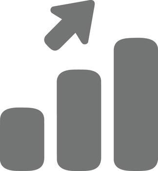 gráfico icono símbolo imagen para datos estadística análisis ilustración vector