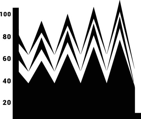 Chart icon symbol image for data statistic analysis illustration