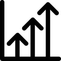 Chart icon symbol image for data statistic analysis illustration vector