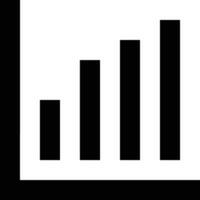 Chart icon symbol image for data statistic analysis illustration vector